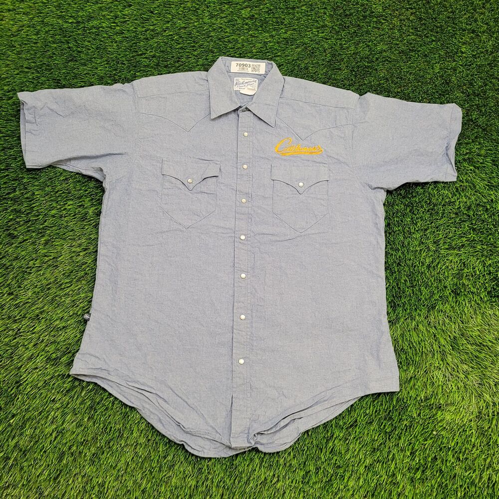 Vintage 70s Rockmount Ranch-Wear Shirt Medium 22x31 USA